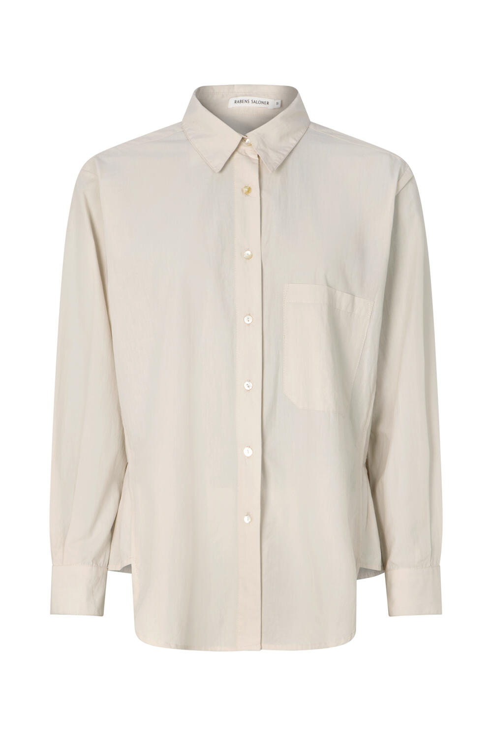 Poplin side gather shirt - Djana